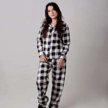 PIJAMA FEM FLANELA