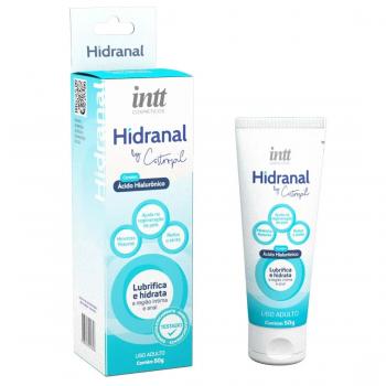 LUBRIFICANTE HIDRANAL HIDRATANTE ANAL COM ÁCIDO HIALURÔNICO 50G INTT