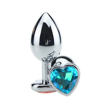 PLUG ANAL DE LUXO EM ALUMÍNIO, COM FORMATO CÔNICO