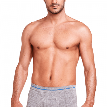 CUECA TRIFIL BOXER XADREZ GRID