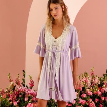 CAMISOLA MATERNIDADE DEBORAH + ROBE AME