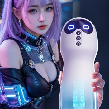 MASTURBADOR LANTERNA RECARREGÁVEL COM VOZ