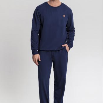 PIJAMA MASC AZUL MARINHO