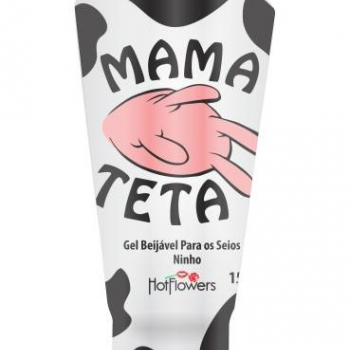GEL HOTFLOWERS BEIJÁVEL MAMA TETA 15G