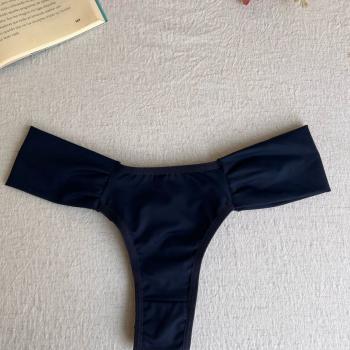 CALCINHA BOMBOM NA LATERAL COM DETALHES FRONTAL FIO DUPLO EM MICROFIBRA