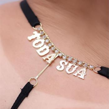 CALCINHA STRASS PRETO