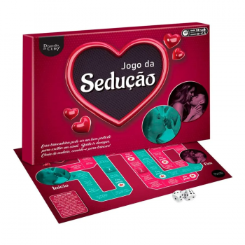 JOGO TABULEIRO SEDUÇÃO COM DADOS DIVERSÃO AO CUBO