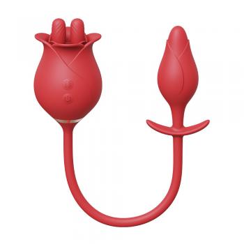 VIBRADOR DUPLO FLEXÍVEL COM 10 MODOS DE ESTIMULAÇÃO