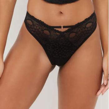 CALCINHA FIO DENTAL DUPLO CAVADO RENDA