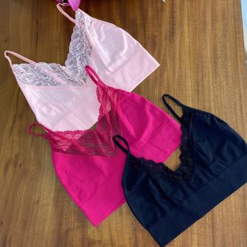 TOP TRIFIL DECOTE LACE