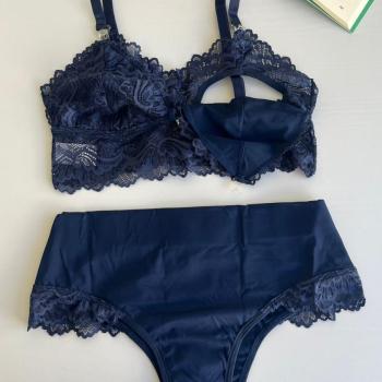 CONJUNTO AMAMENTACAO PLUS SIZE  RENDA