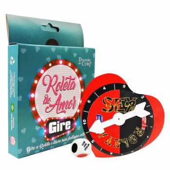 JOGO ROLETA DO AMOR ERÓTICO PARA CASAL DIVERSÃO AO CUBO