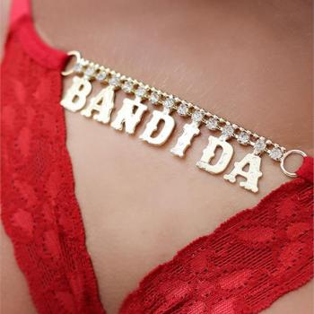 CALCINHA GIS STRASS VERMELHA