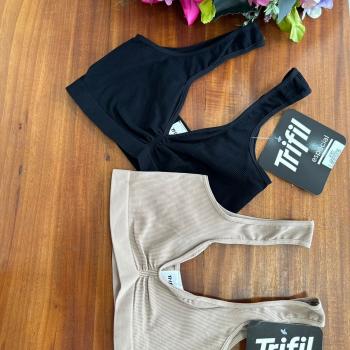 TOP TRIFIL ALÇAS LARGAS CORAÇÃO