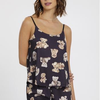 PIJAMA SHORTDOLL ALCA PRETO