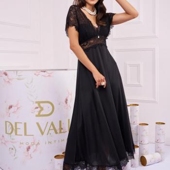 CAMISOLA LONGA LIGANETE E RENDA SEM BOJO