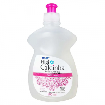 SABÃO CALCINHA SOFTCARE CREMOSO PARA HIGIENIZAÇÃO DE PEÇAS ÍNTIMAS 300ML DAXX