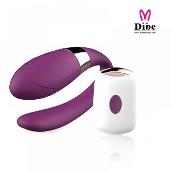 VIBRADOR PARA CASAIS COM CONTROLE WIRELESS, RECARREGÁVEL, POSSUI 7 MODOS DE VIBRAÇÃO