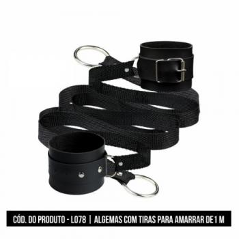 ALGEMA COM TIRAS DE AMARRAR 1M