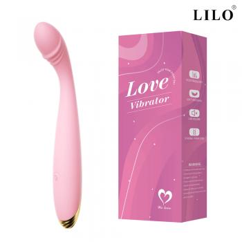 VIBRADOR PARA PONTO G RECARREGÁVEL COM 10 MODOS DE VIBRAÇÃO - LILO