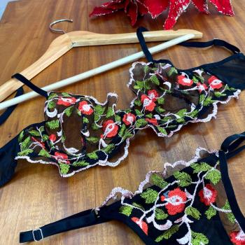 CONJUNTO SALLES LILI BORDADO