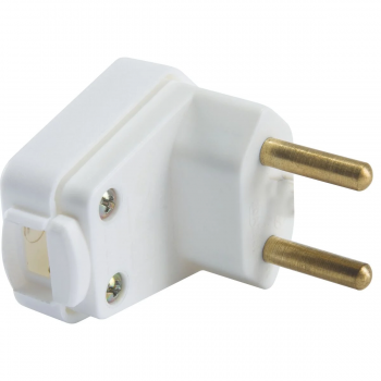 PLUGUE MACHO 2P 10A/250V BRANCO TRAMONTINA