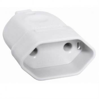 PLUGUE FEMEA 2P 10A CINZA ILUMI