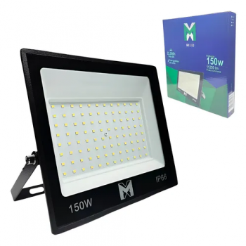 REFLETOR LED 150W 6500K 11250LM IP66 MX LED