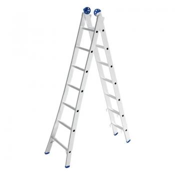 ESCADA DE ALUMINIO PROFISSIONAL 4 EM 1 COM 07 DEGRAUS