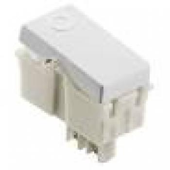 PULSADOR CAMPAINHA COM COMPONENTES METÁLICOS 10A 250V SIST. MODULAR BRANCO TRAMONTINA