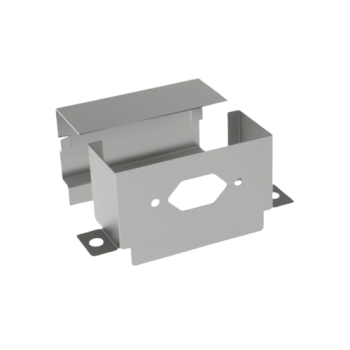CAIXA DE TOMADA RETANGULAR PARA PERFILADO PRÉ-ZINCADO 38X38