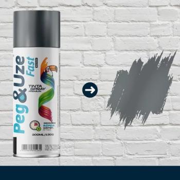 TINTA SPRAY PEGUZE ALUM METAL 300ML  -  REF 6354