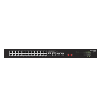 SWITCH NAO GERENCIAVEL FAST ETHERNET POE 24P S1126F-PA INTELBRAS