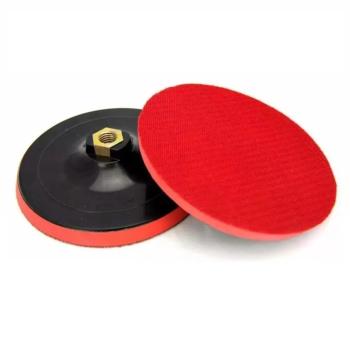 SUPORTE PARA DISCO DE LIXA COM VELCRO ADAPTADOR ROSCA M14 P/FURADEIRA 125MM MTX