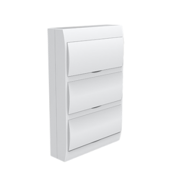 QUADRO DISJUNTOR S/BAR SOBREPOR 36 BRANCO ENERBRAS