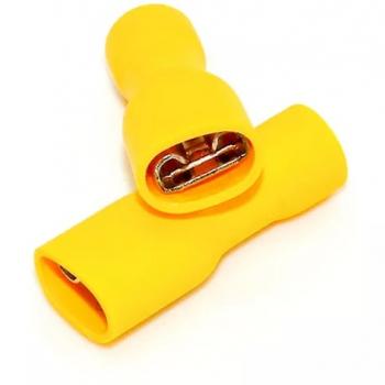 TERMINAL ENGATE TIPO FÊMEA TOTALMENTE ISOLADO 4-6MM AMARELO