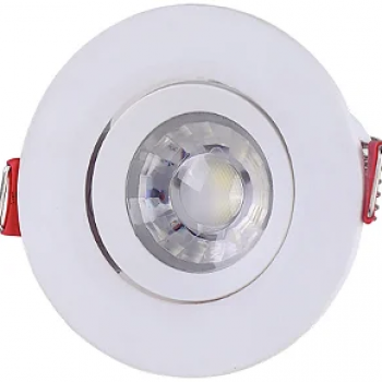 SPOTLED DE EMBUTIR REDONDO 7W 6500K BRANCO TRAMONTINA