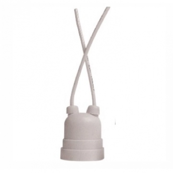 BOCAL C/RABICHO 250V BRANCO FOXLUX