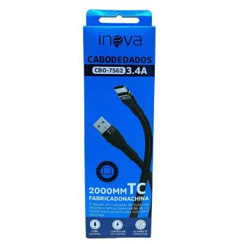 CABO INOVA USB TIPO C 3.4A 2M MODELO CBO-7562