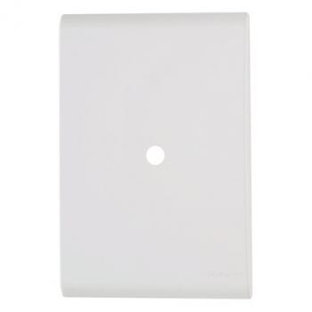 PLACA C/ SUPORTE 4X2 TERMOPLÁSTICO 1 FURO 9,5MM LIZ BRANCA - TRAMONTINA