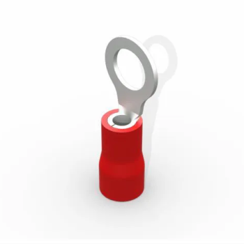 TERMINAL OLHAL, COBRE ESTANHADO, ANEL M3, PRE-ISOL. NYLON 0,5 - 1,5MM2 19A, COR VERMELHO DECORLUX