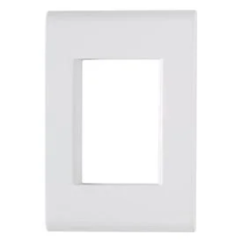 PLACA + SUPORTE 4X2 03 POSTOS JUNTOS LINHA LIZ BRANCA TRAMONTINA