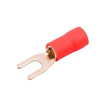 FORQUILHA ISOLADO VERMELHO M5 10,00MM