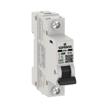 DISJUNTOR MONOPOLAR SHB1-GIII-C16 1P 16A 3KA SOPRANO