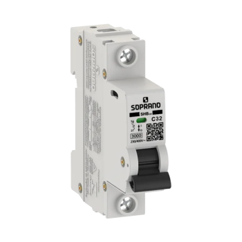 DISJUNTOR MONOPOLAR SHB1-GIII-C32 1P 32A 3KA SOPRANO