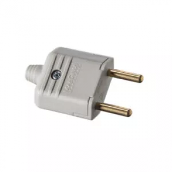 PLD1-2 (LM) PLUGUE MACHO 2P 10A 180G CINZA MARGIRIUS