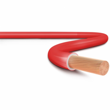 CABO FLEXIVEL 750V 6MM VERMELHO SIL