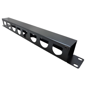 GUIA DE CABO 1U P/RACK PRETO G FORCE