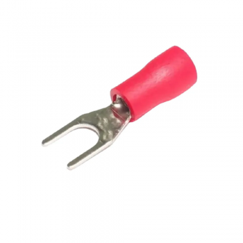 FORQUILHA ISOLADO VERMELHO M4  0,25-1,6MM