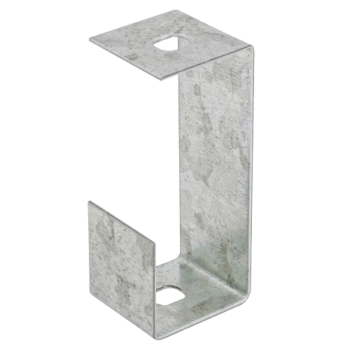 GANCHO CURTO PERFURADO PRÉ-ZINCADO 38X38